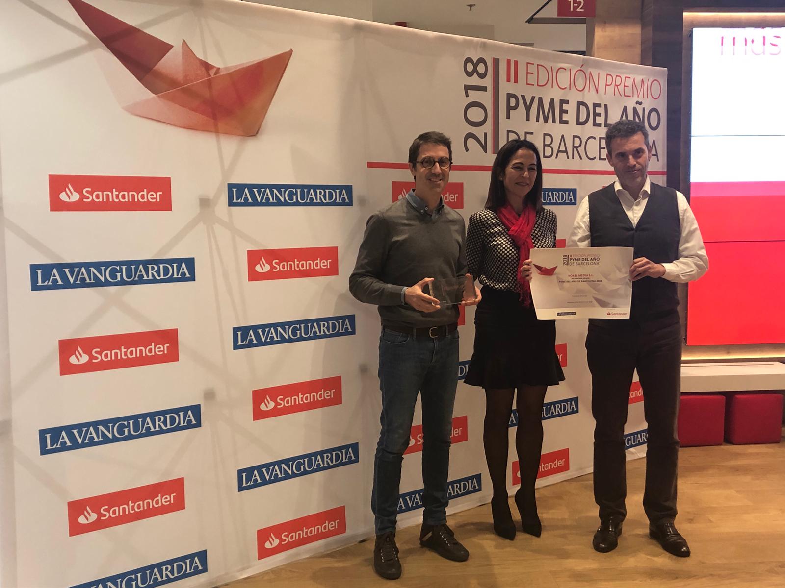 Voxel Group recibe el premio Pyme del año 2018