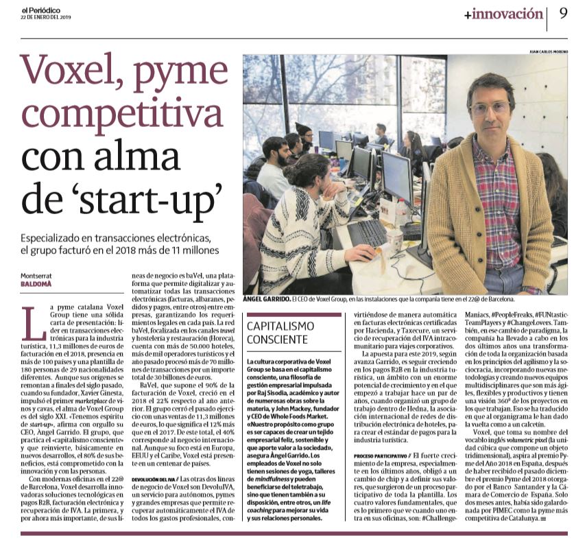 Voxel Group a El Periódico