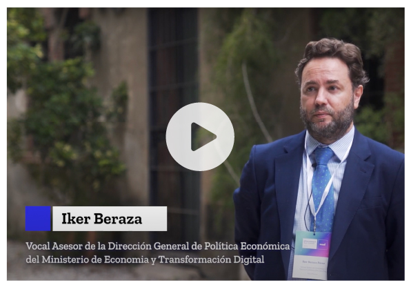 Fotograma del víedo de Iker Beraza hablando de la legislación de la factura electrónica 