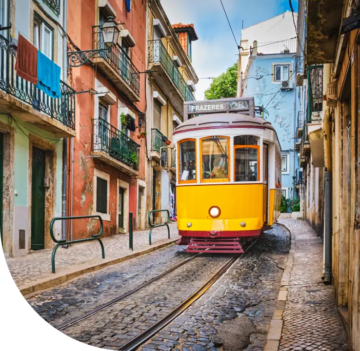 Foto Portugal tranvía calles