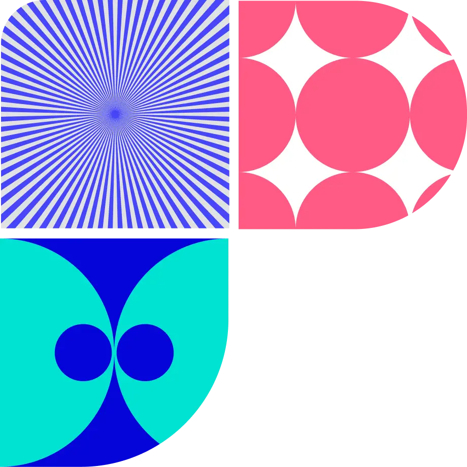 ilustracion figuras partners formas y colores