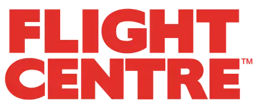 logo flight centre rojo